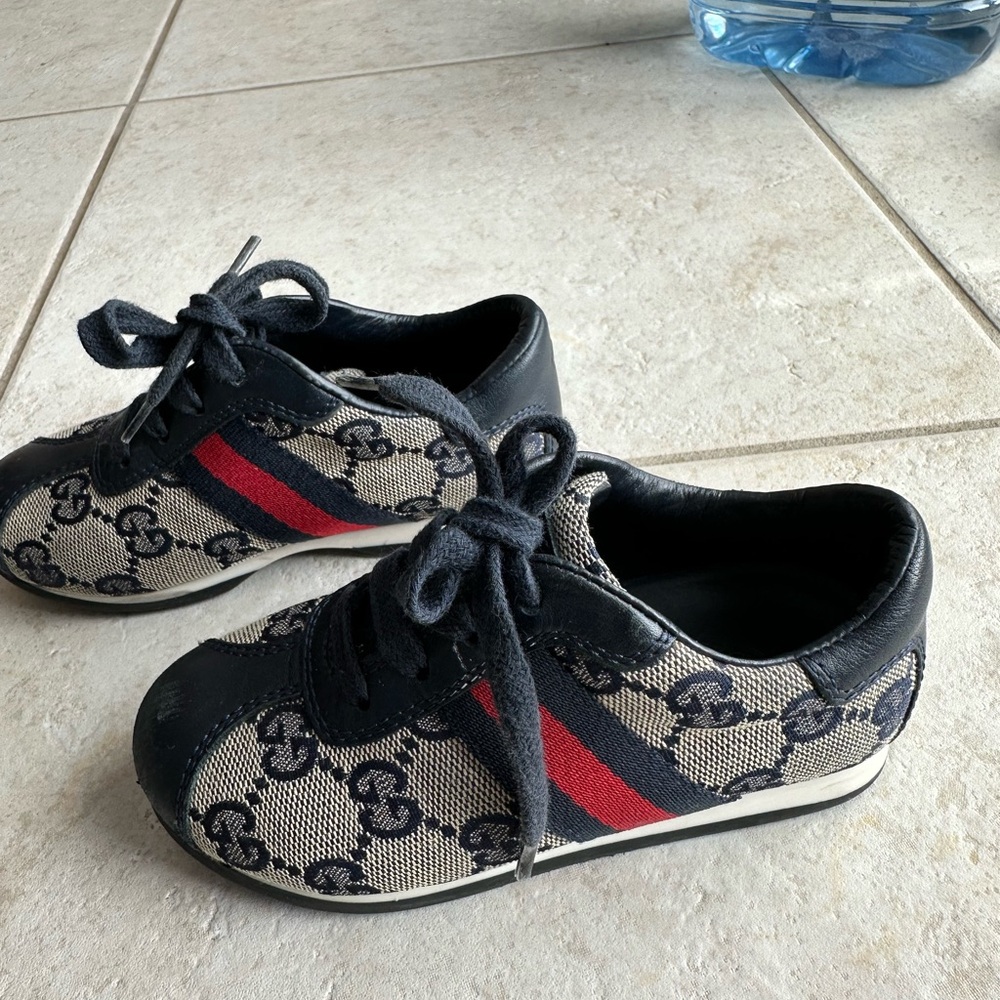 Gucci GG canvas toddler sneakers